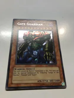 USA Seller Yugioh Gate Guardian MRD-EN000 Secret Rare EN Variant Original LP - Image 2