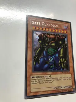 USA Seller Yugioh Gate Guardian MRD-EN000 Secret Rare EN Variant Original LP - Image 3