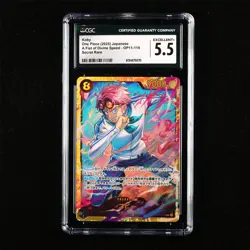 CGC 5.5 EXCELLENT+ 2025 One Piece JPN Koby OP11-119 SEC - Image 1