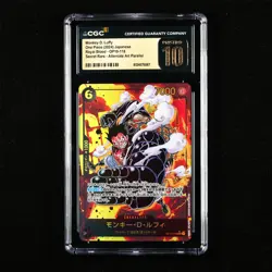 CGC 10 Pristine 2024 One Piece JPN Monkey D. Luffy OP10-118 SEC (Alt Art) - Image 1