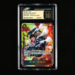 CGC 10 Pristine 2024 One Piece JPN Monkey D. Luffy OP10-118 SEC (Alt Art) - Image 2