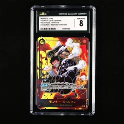 CGC 8 NM/MINT 2024 One Piece JPN Monkey D. Luffy OP10-118 SEC (Alt Art) - Image 1
