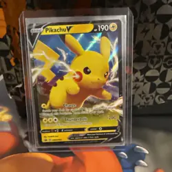 Pikachu V SWSH061 Black Star Promo Card Pokemon TCG - NM - Image 1