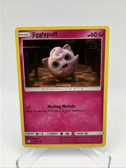 Jigglypuff (Holo Common) 14/18 Detective Pikachu Holo Pokemon Card NM - Image 1