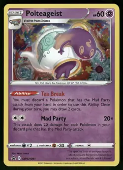 Polteageist - SWSH: Sword & Shield Promo Cards SWSH081 Holo Pokemon Card - Image 1