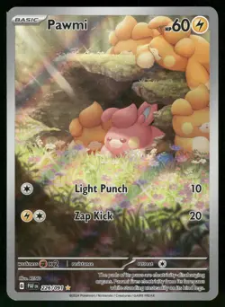 Pawmi SV: Paldean Fates 226/091 Illustration Rare Pokemon Card - Image 1