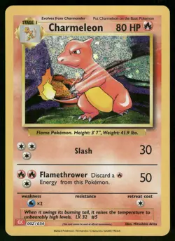 Charmeleon Trading Card Game Classic 002/034 Classic Collection Pokemon Card - Image 1