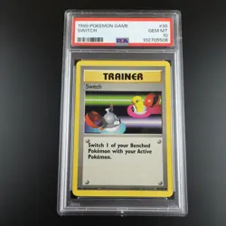PSA 10 Switch 95/102 Pokemon Base Set 1999 Graded Card - Image 1