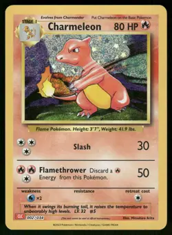 Charmeleon Trading Card Game Classic 002/034 Classic Collection Pokemon Card - Image 1