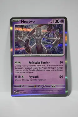 Mewtwo 150/165 Rare 151 Pokemon Holo NM - Image 1