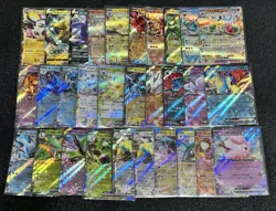 Pokemon Card Lot RR 30 Card Bulk Mixed Set EX/LP - Image 1