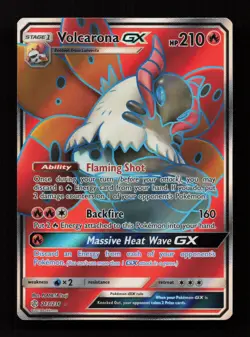 Volcarona GX 213/236 Rare Ultra Cosmic Eclipse Pokemon Near Mint - Image 1