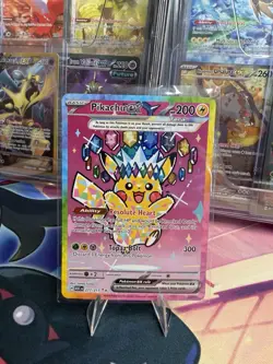 POKEMON PIKACHU EX SIR 277/217 ME: ASCENDED HEROES HOLO MINT - Image 1