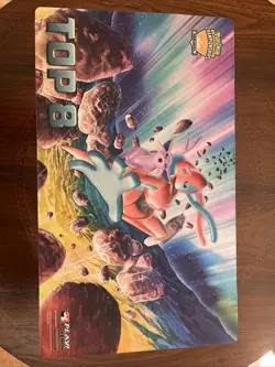Pokemon Official 2019 Regional Championships ESPEON DEOXYS Playmat TOP 8 - Image 1