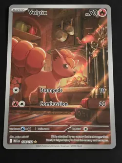 PACK FRESH POKEMON TCG VULPIX 138 MEGA EVOLUTION BASE SET ILLUSTRATION RARE HOLO - Image 1