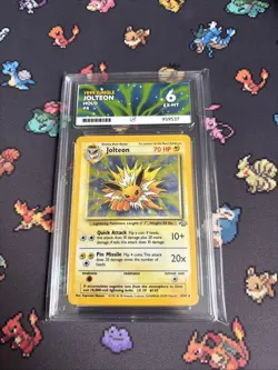 Pokemon 1999 Jungle Jolteon Holo #4 Ace 6 EX-MT - Image 1