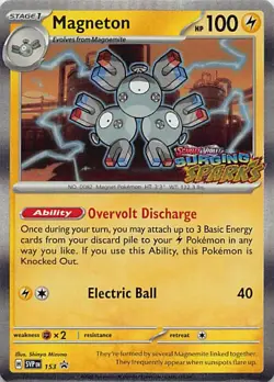 MAGNETON 153 HOLO P SCARLET & VIOLET PROMO POKEMON NM - Image 1