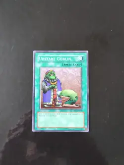 Upstart Goblin DB1-EN018 Common Dark Beginnings 1 Light Play Yugioh - Image 1