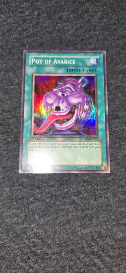 Pot of Avarice Super Rare EEN-EN037 Elemental Energy 1st Edition - Image 3