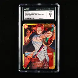 CGC 9 MINT 2024 One Piece JPN Shanks OP01-120 SEC - Image 1