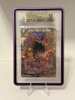 Bardock Origin of the Legend Dragon Ball Super Card Game BT18-148 BGS 10 - Image 1