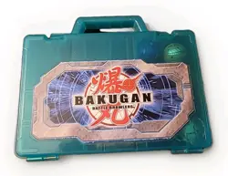 Bakugan Battle Brawlers Turquoise Carrying Case w/8 Balls And Cards - Image 1