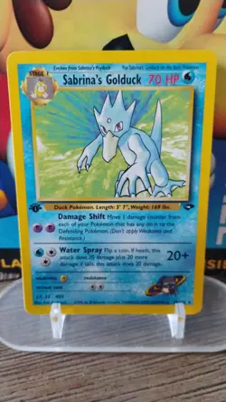 SABRINA'S GOLDUCK Gym Challenge POKEMON Non-Holo 1st Ed 2000 Trading Card 30/132 - Image 1