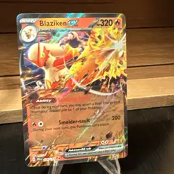 Pokemon TCG Journey Together Blaziken EX Double Rare Holo Card 024/159 - Image 2