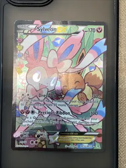 Sylveon EX RC32/RC32 Full Art Radiant Collection Pokemon Card NM - Image 2