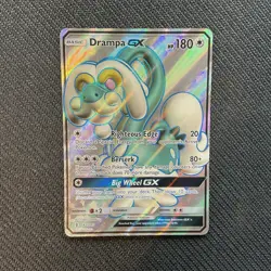 Drampa GX - 142/145 - Pokemon Guardians Rising Full Art Rare Card NM - Con10der - Image 1
