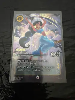 Disney Lorcana - JASMINE - Fearless Princess Enchanted Card - 240/204 FABLED - Image 1