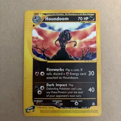 Houndoom 15/147 Aquapolis WOTC Pokemon card 2002 - Image 5