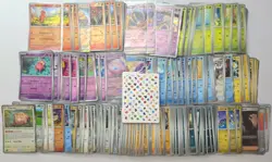 BULK LOT Pokemon 151 S&V Mew151 - 50 Cards W/ 1x Ex & 5+ Reverse Or Holo *NO DUB - Image 1