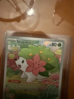 Pokemon TCG Shaymin Card S&V Destined Rivals 185/182 Illustration Rare - Image 3
