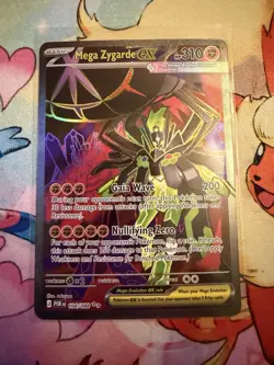 Mega Zygarde EX 104 Holo Pokemon Card Perfect Order PACK FRESH - Image 1