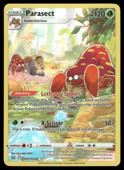 Parasect SWSH11: Lost Origin Trainer Gallery TG01/TG30 Ultra Rare Pokemon Card - Image 1