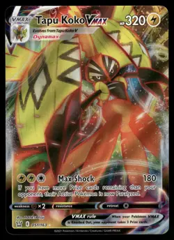 Tapu Koko VMAX SWSH05: Battle Styles 051/163 Ultra Rare Pokemon Card - Image 1