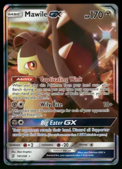 Mawile GX SM - Unified Minds 141/236 Ultra Rare Pokemon Card - Image 1