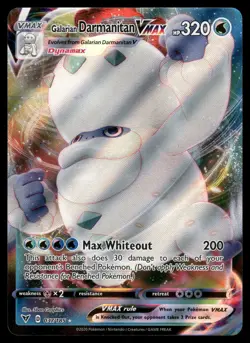 Galarian Darmanitan VMAX SWSH04: Vivid Voltage 037/185 Ultra Rare Pokemon Card - Image 1