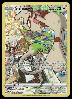 Smeargle SWSH12: Silver Tempest Trainer Gallery TG10/TG30 Pokemon Card - Image 1