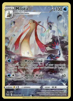 Milotic SWSH12: Silver Tempest Trainer Gallery TG02/TG30 Ultra Rare Pokemon Card - Image 1