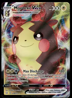 Morpeko VMAX Shining Fates 038/072 Ultra Rare Pokemon Card - Image 1