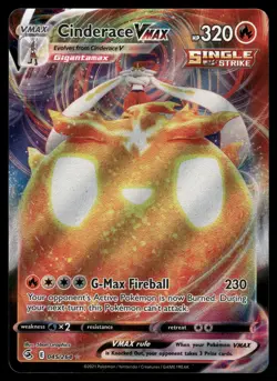 Cinderace VMAX SWSH08: Fusion Strike 045/264 Ultra Rare Pokemon Card - Image 1