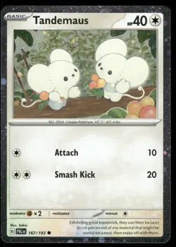 Tandemaus (Cosmos Foil) Miscellaneous Cards & Products 167/193 Pokemon Card - Image 1