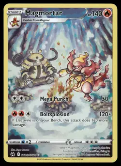 Magmortar Crown Zenith: Galarian Gallery GG03/GG70 Ultra Rare Pokemon Card - Image 1