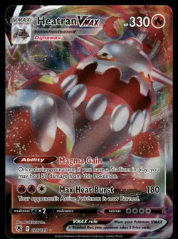 Heatran VMAX SWSH10: Astral Radiance 026/189 Ultra Rare Pokemon Card - Image 1