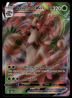 Trevenant VMAX SWSH07: Evolving Skies 014/203 Ultra Rare Pokemon Card - Image 1