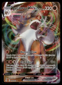 Lycanroc VMAX SWSH07: Evolving Skies 092/203 Ultra Rare Pokemon Card - Image 1