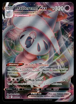 Hatterene VMAX Crown Zenith 066/159 Ultra Rare Pokemon Card - Image 1