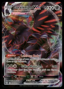 Corviknight VMAX SWSH05: Battle Styles 110/163 Ultra Rare Pokemon Card - Image 1